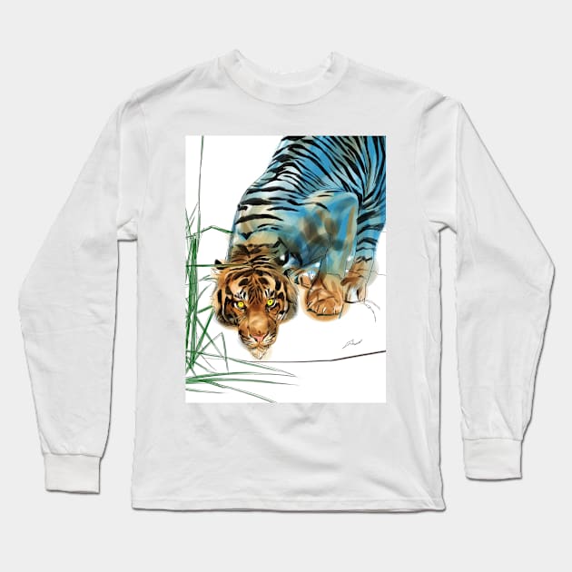 Tiger Long Sleeve T-Shirt by Toby Wilkinson